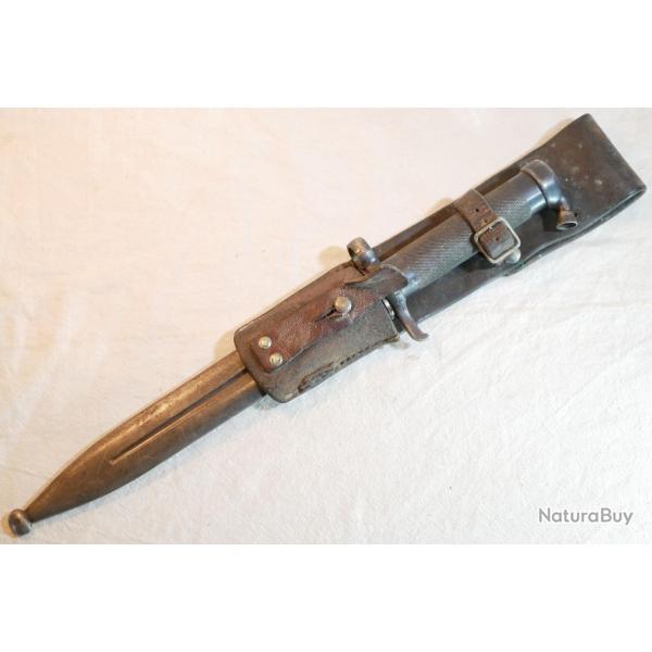 ba�onnette SUEDOISE arsenal Eskilstuna Jernmanufactur (EJ ancre AB) 1899/1912 gousset RF SDC26BAI021