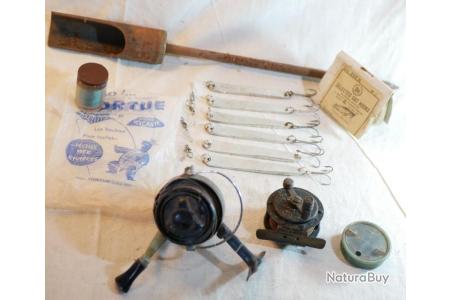 Lot de pèche - en l'état - lot moulinet mouche + divers - Pièces détachées (14736589