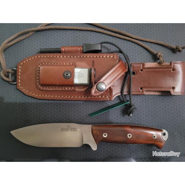 Couteau JEO-TEC de bushcraft/p�che/camping/randonn�e