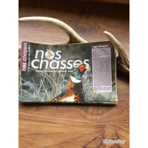 Revue une ann�e de nos chasses pour un cadeau souvenir ann�e 2019