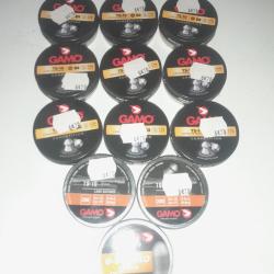 Lot 12 bo&icirc;tes 200 plombs gamo 4.5