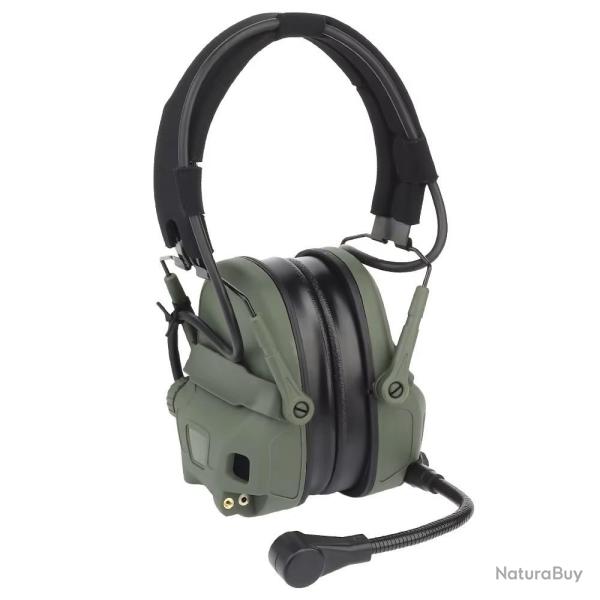 Casque Antibruit �lectronique GEN6 OPS Core ARC Team Wendy M-LOK Micro Communication Tir Chasse Vert