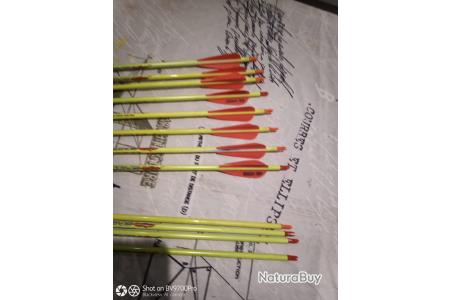 36 pièces piqûres 4 pouces rouge grippe jaune gradient tir à l'arc