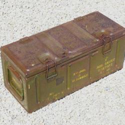 Caisse m&eacute;tallique mortier 3 INCH britannique -  NORMANDIE 1944 - ref BRA25CAIS003