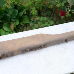 &eacute;tui jambon tissus + cuir fusil chasse - des ann&eacute;es 20/30 ref S5