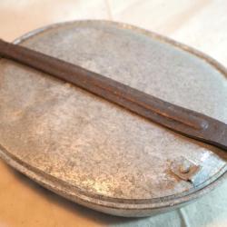 US ARMY - USA - gamelle US type 1&egrave;re guerre mondiale bien dat&eacute;e 1917 anneau absent - LES21GAM001