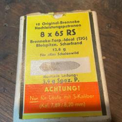 Rares Balles de 8x65 RS