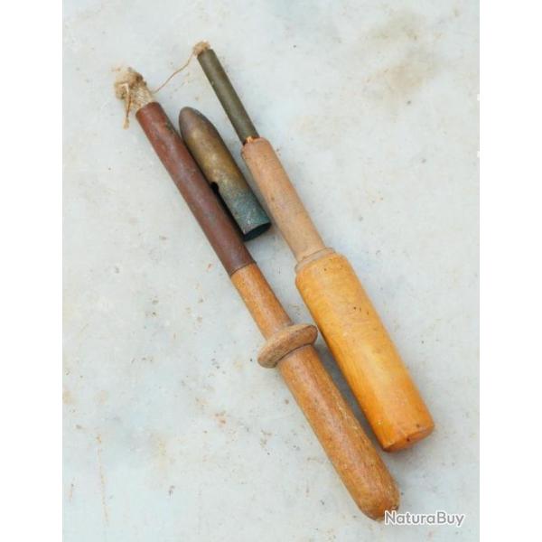 CHASSE rechargement - lot d'outils inconnus retrouv�s collection chasse - ann�es 20/30