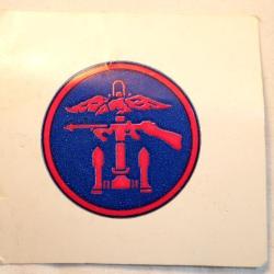 ROYAL COMMANDO MARINE - D&eacute;calcomanie ou autocollant CASQUE   WWII -  SDC24KAM020