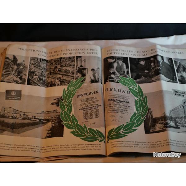 livret de travail STO SERVICE TRAVAIL OBLIGATOIRE - provenance Normandie 1944