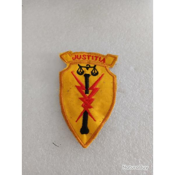 Patch arm�e us USAF POLICE JUSTITIA ORIGINAL 1
