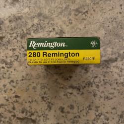 1 boite de 20 munitions calibre 280 Remington