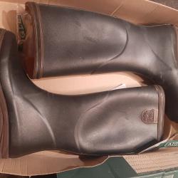 bottes caoutchouc aigle parcours II kaki imperm&eacute;ables et confortables adh&eacute;rence optimale pour chasse