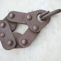 Nachrichtendienst transmissions tire c&acirc;ble fils t&eacute;l&eacute;phoniques FROSCHKLEMME provenance Normandie 1944