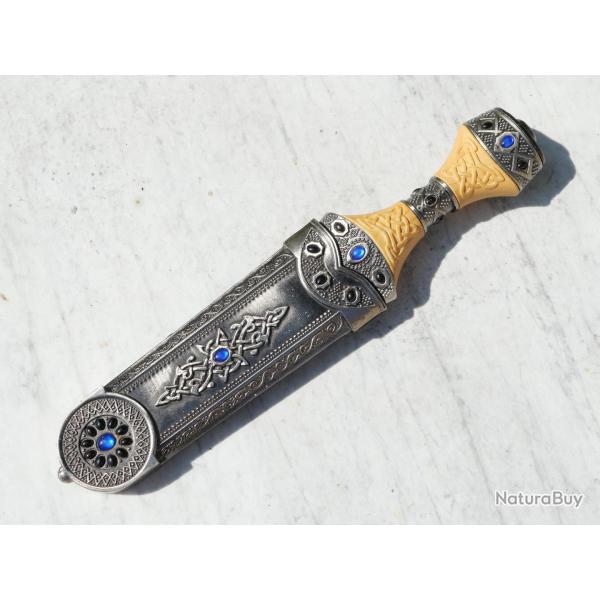 Dague VIKING m�di�vale HEROIC FANTASY COSPLAYER tr�s bel �tat affut�e - SCN25DAG002