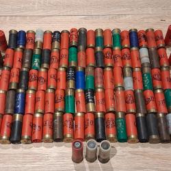 103 cartouches cal.12 "ench&egrave;re &agrave; 1�"