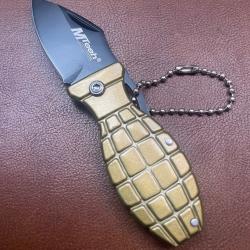 Couteau de poche design grenade
