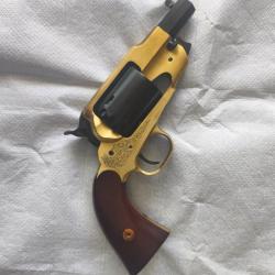 Revolver PIETTA Remington 1858 Texas Laiton Martial Model - Cal. 44 - Canon 3" Noir