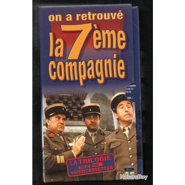coffret vhs mais ou est donc pass�e la 7�me compagnie , on a retrouv� la 7 �me compagie et clair de