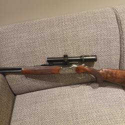 Carabine Double Express Superpos&eacute; Chapuis Orion C10 avec Lunette Schmidt & Bender 1,25-4x20