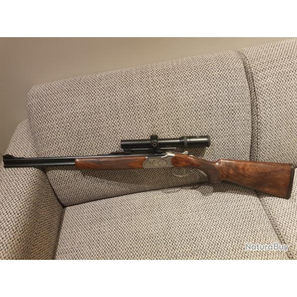 Carabine Double Express Superpos� Chapuis Orion C10 avec Lunette Schmidt & Bender 1,25-4x20