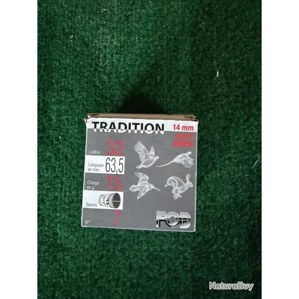 Cartouche 14 mm Fob Tradition petit gibier