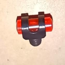 Guidon translucide rouge  2,6 mm  a visser
