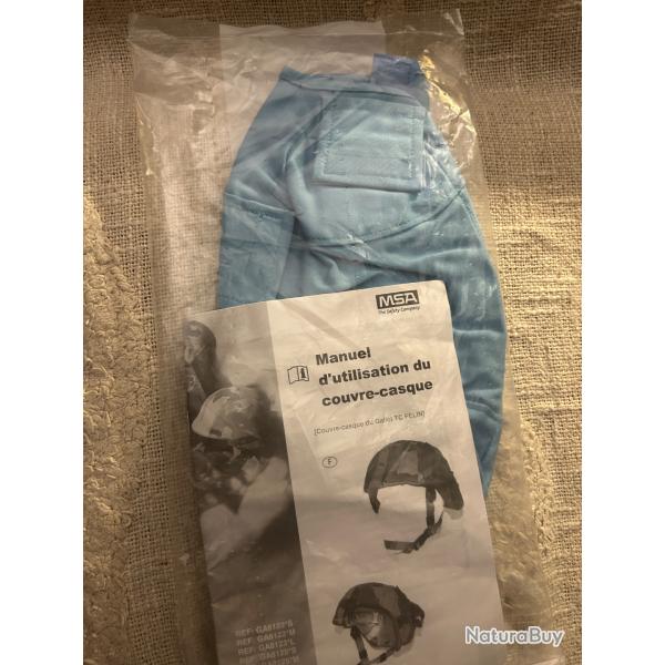 Couvre casque F�LIN bleu ONU