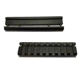 Rail Adaptateur 11mm 20mm Version 9 Slots Conversion Picatinny Montage Tactique