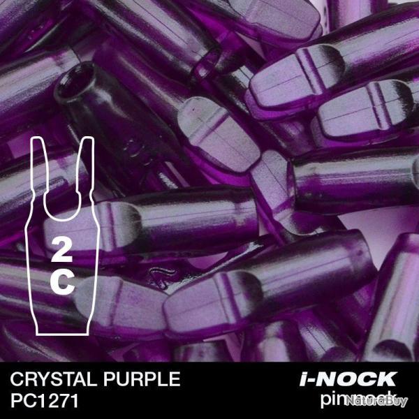 FLEX - Encoche Pin i-NOCK 2C Compound CRYSTAL PURPLE