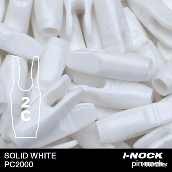 FLEX - Encoche Pin i-NOCK 2C Compound SOLID WHITE
