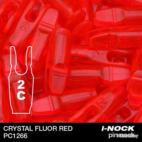 FLEX - Encoche Pin i-NOCK 2C Compound CRYSTAL FLUOR RED