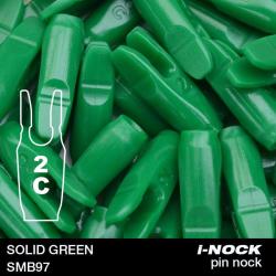 FLEX - Encoche Pin i-NOCK 2C Compound SOLID GREEN
