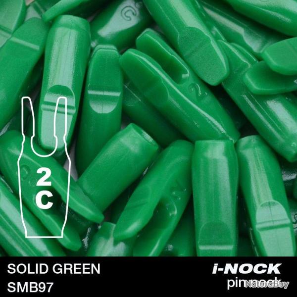 FLEX - Encoche Pin i-NOCK 2C Compound SOLID GREEN