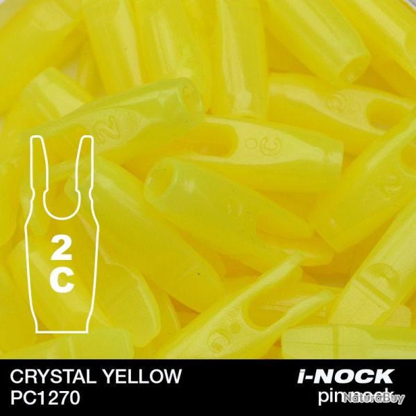FLEX - Encoche Pin i-NOCK 2C Compound CRYSTAL YELLOW