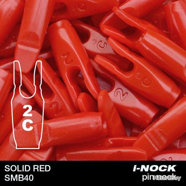 FLEX - Encoche Pin i-NOCK 2C Compound SOLID RED