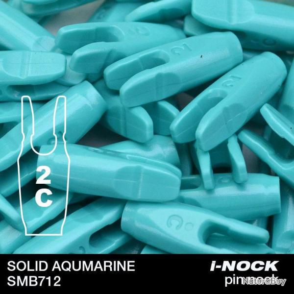 FLEX - Encoche Pin i-NOCK 2C Compound SOLID AQUAMARINE