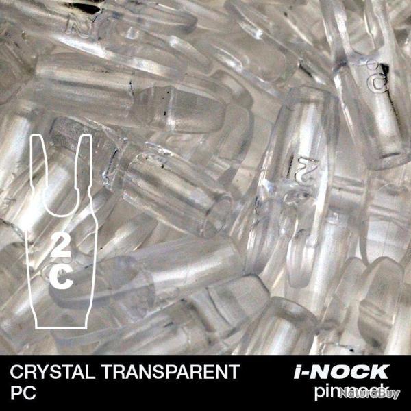 FLEX - Encoche Pin i-NOCK 2C Compound CRYSTAL TRANSPARENT