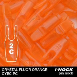 FLEX - Encoche Pin i-NOCK 2C Compound CRYSTAL FLUOR ORANGE