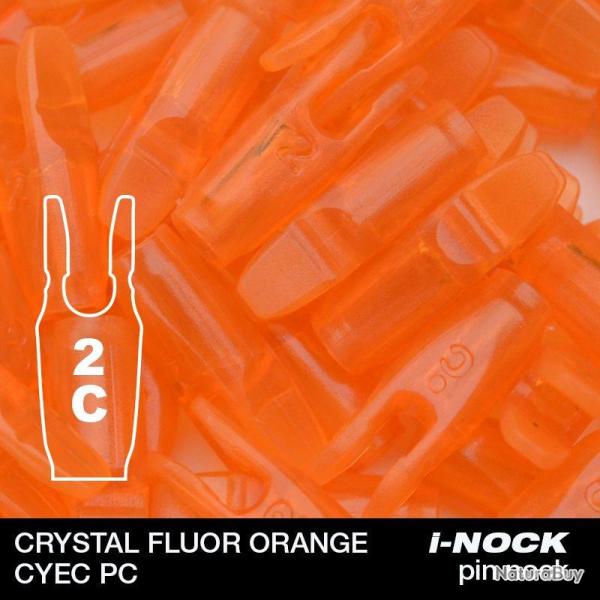 FLEX - Encoche Pin i-NOCK 2C Compound CRYSTAL FLUOR ORANGE