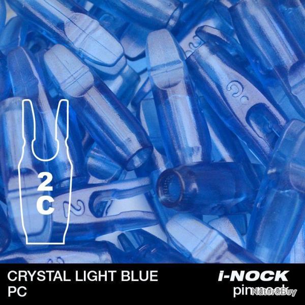 FLEX - Encoche Pin i-NOCK 2C Compound CRYSTAL LIGHT BLUE