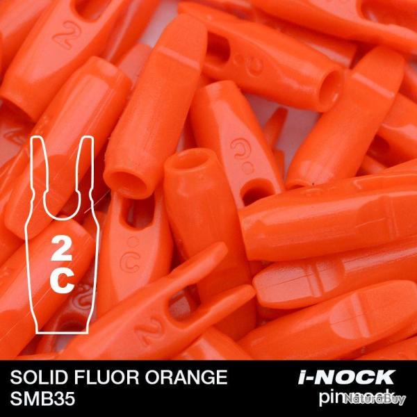 FLEX - Encoche Pin i-NOCK 2C Compound SOLID FLUOR ORANGE
