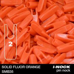 FLEX - Encoche Pin i-NOCK 2 Recurve Large SOLID FLUOR ORANGE