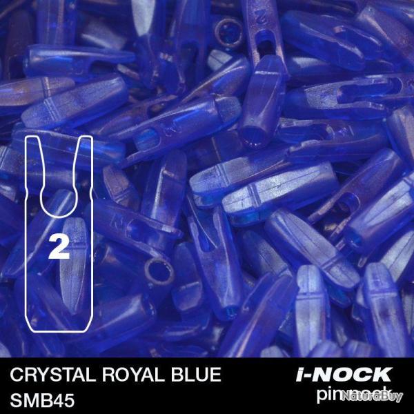 FLEX - Encoche Pin i-NOCK 2 Recurve Large CRYSTAL ROYAL BLUE