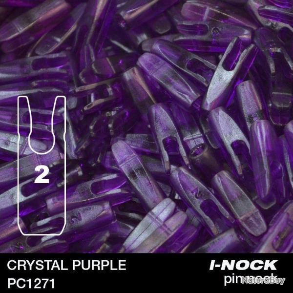 FLEX - Encoche Pin i-NOCK 2 Recurve Large CRYSTAL PURPLE