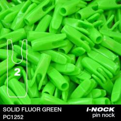 FLEX - Encoche Pin i-NOCK 2 Recurve Large SOLID FLUOR GREEN