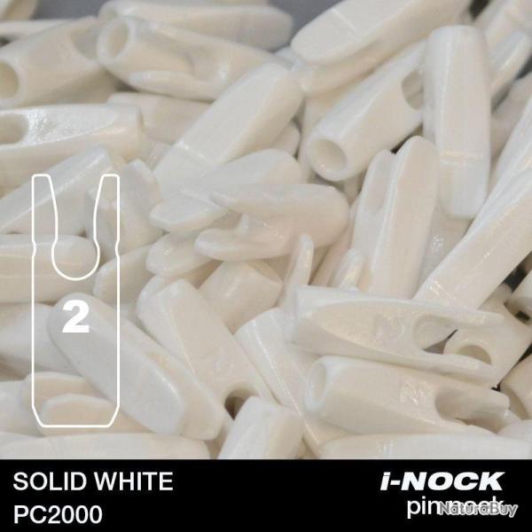 FLEX - Encoche Pin i-NOCK 2 Recurve Large SOLID WHITE