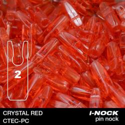 FLEX - Encoche Pin i-NOCK 2 Recurve Large CRYSTAL RED