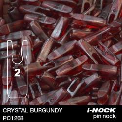 FLEX - Encoche Pin i-NOCK 2 Recurve Large CRYSTAL BURGUNDY