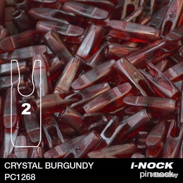FLEX - Encoche Pin i-NOCK 2 Recurve Large CRYSTAL BURGUNDY